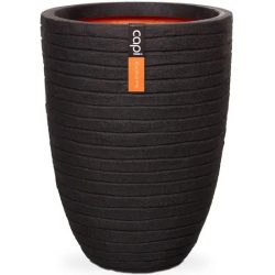   KBLRO782 Capi virágcserép Vase elegant low Row 34x47 - fekete