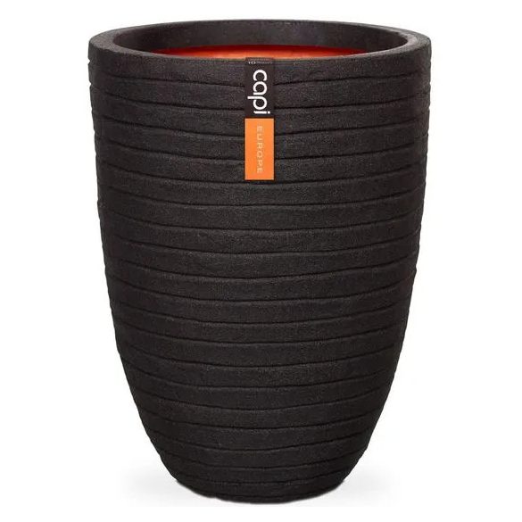 KBLRO783 Capi virágcserép Vase elegant low Row 46x58 - fekete