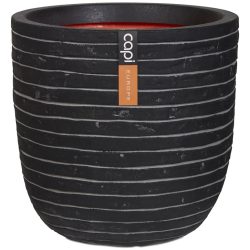 KRWZ932 Capi virágcserép Planter ball Row 35x34 - antracit