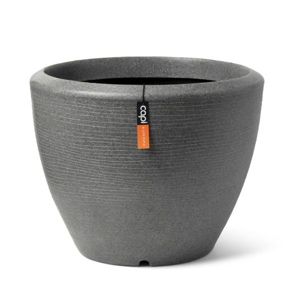 Capi Granite Planter virágcserép, 34x25 cm - antracit